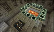An inactive End Portal (Image via Minecraft)